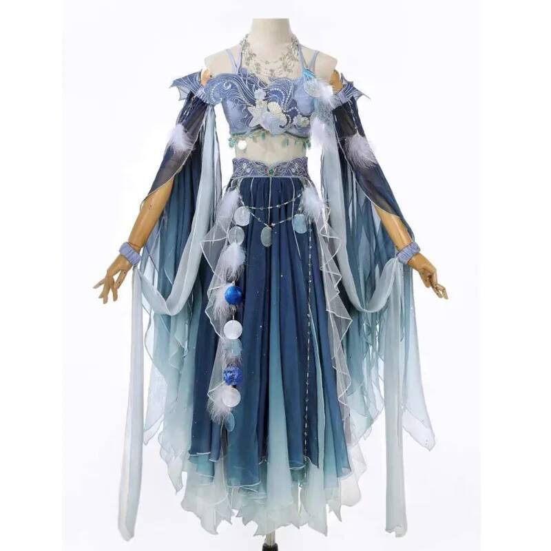 Embroidery Set - Exotic Blue Dress Heavy Embroidery Han