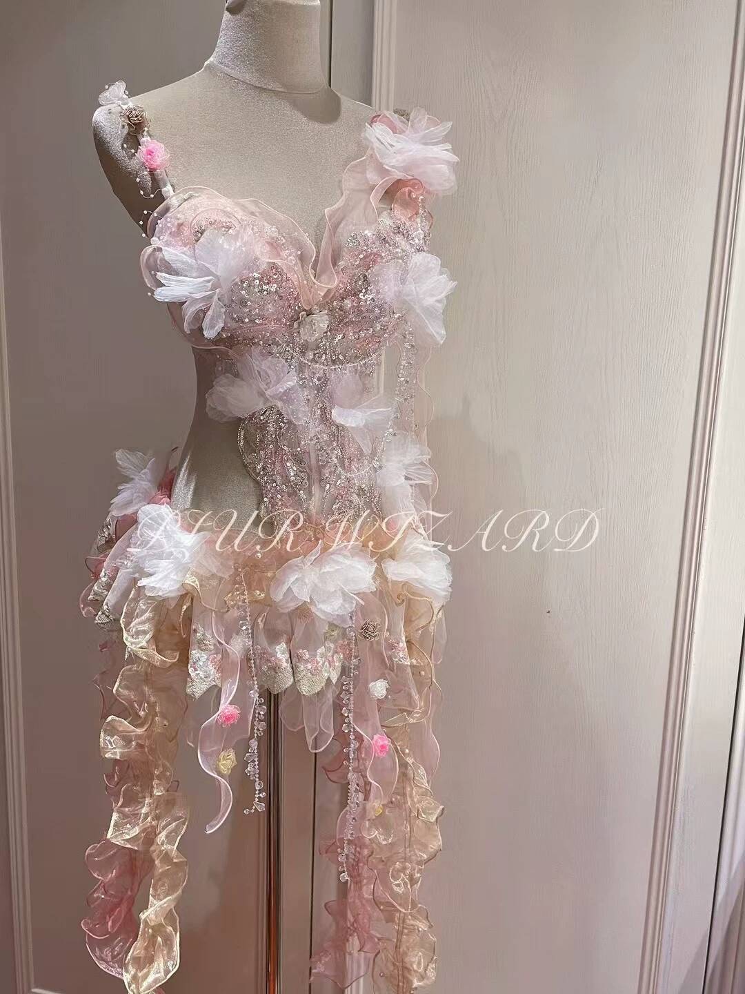 Embroidery Set - Sweet Personalized Floral Embroidery Sexy Bikini