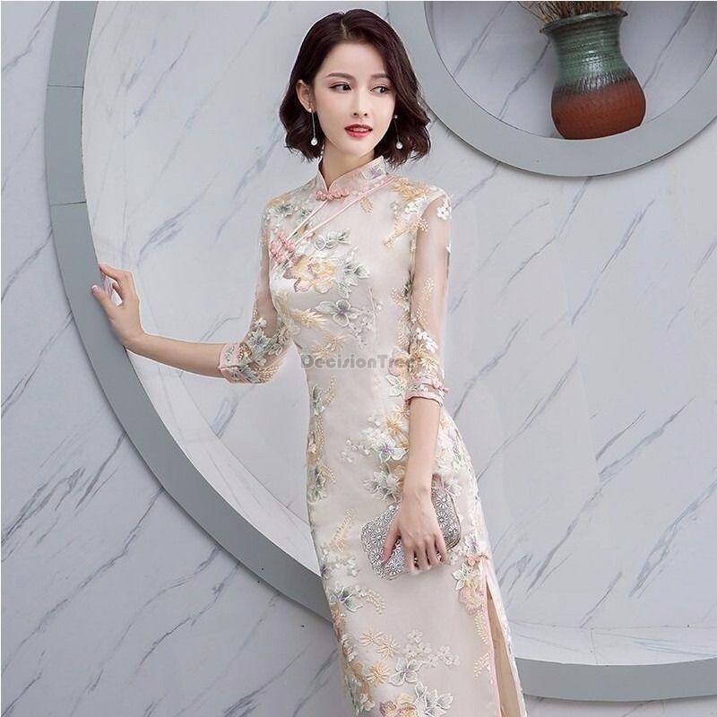 Embroidery Fish - Trung Quốc Đầm Đuôi Cá Nữ