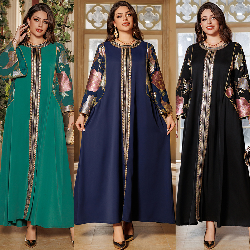 Eid Muslim Party Dress for Wom - đánh giá và giá Embroidery Kaftan