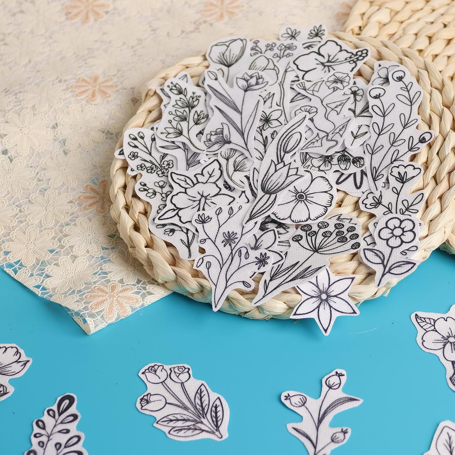 50Pcs Water Soluble Embroidery - đánh giá và giá Embroidery Sheet