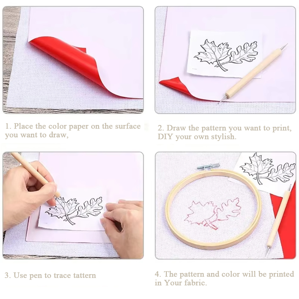 10pcs/set Embroidery Transfer  - đánh giá và giá Embroidery Sheet