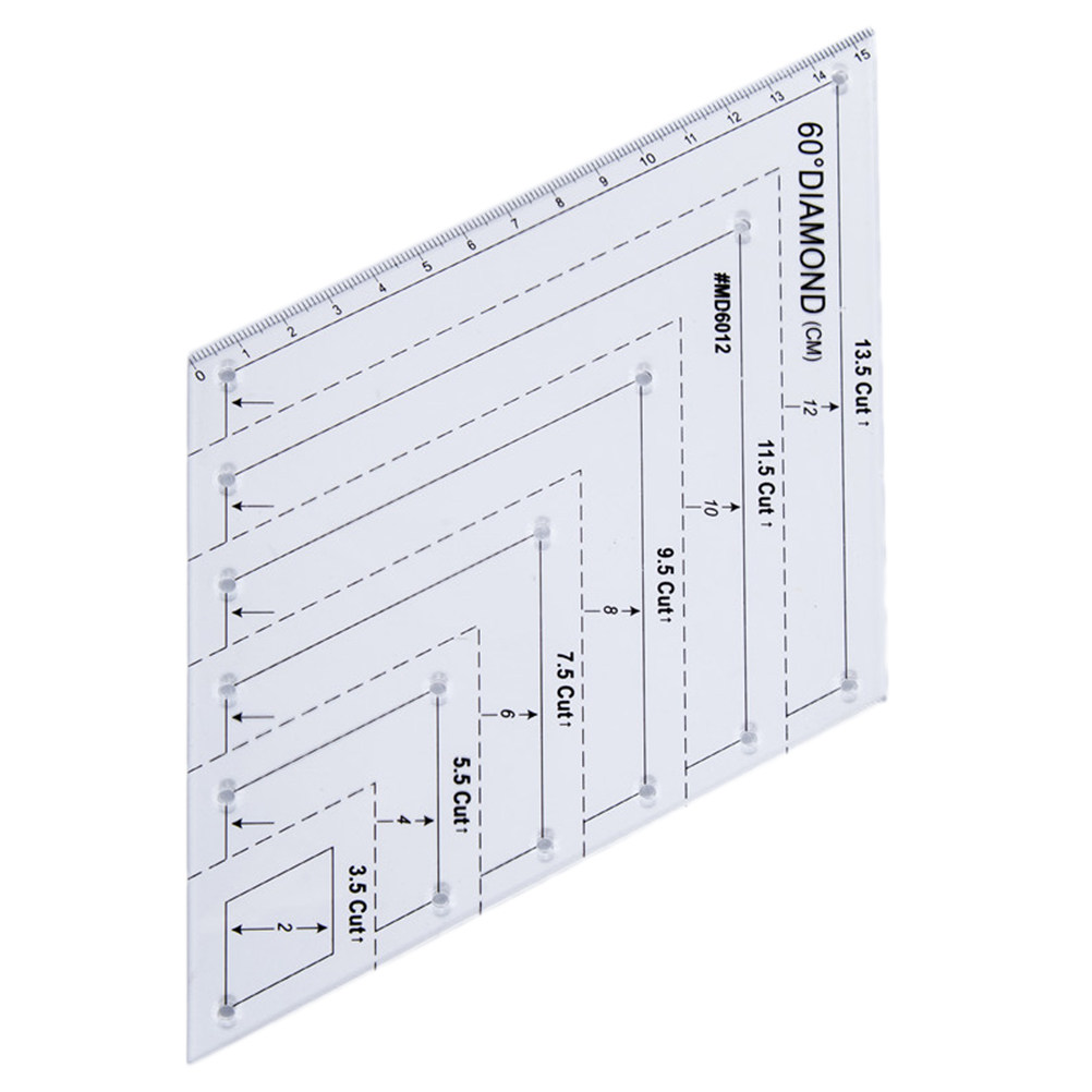 Acrylic Quilting Ruler 60 Degr - đánh giá và giá Embroidery And Quilting