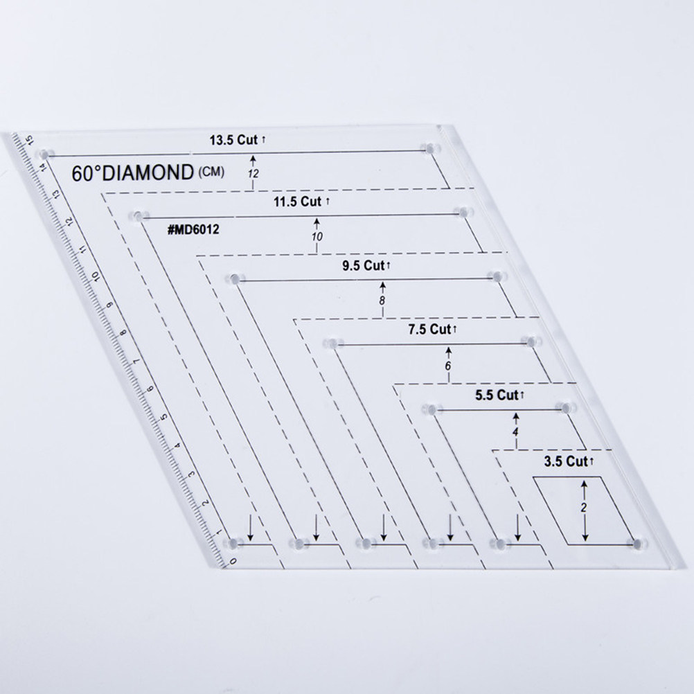 Acrylic Quilting Ruler 60 Degr - đánh giá và giá Embroidery And Quilting