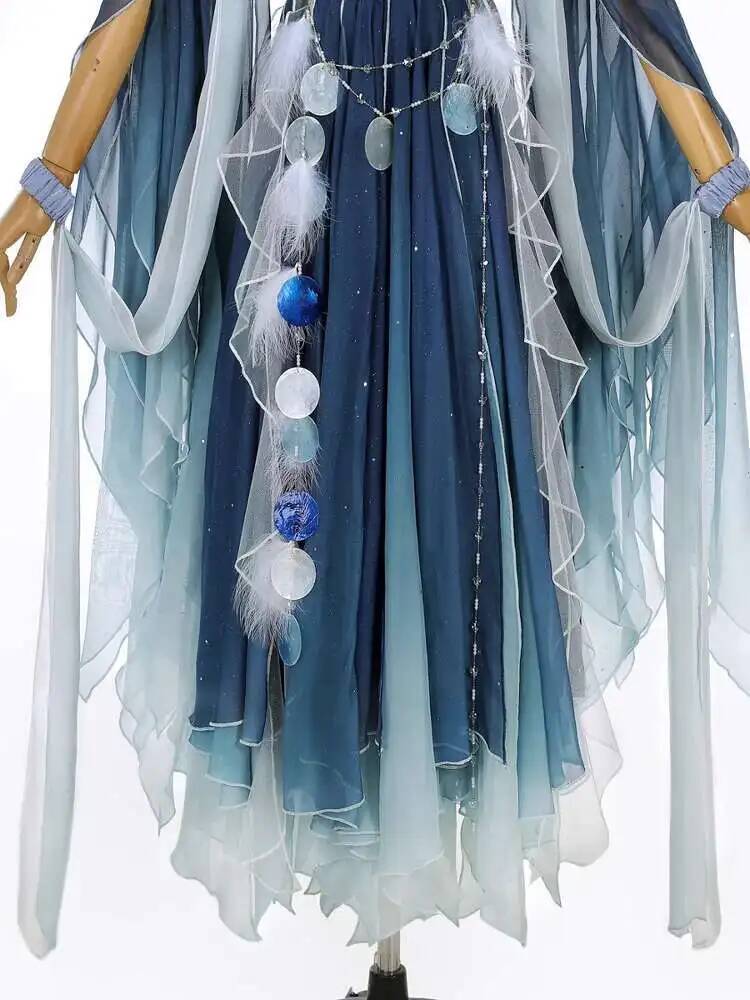 Exotic Blue Dress Heavy Embroi - đánh giá và giá Embroidery Set