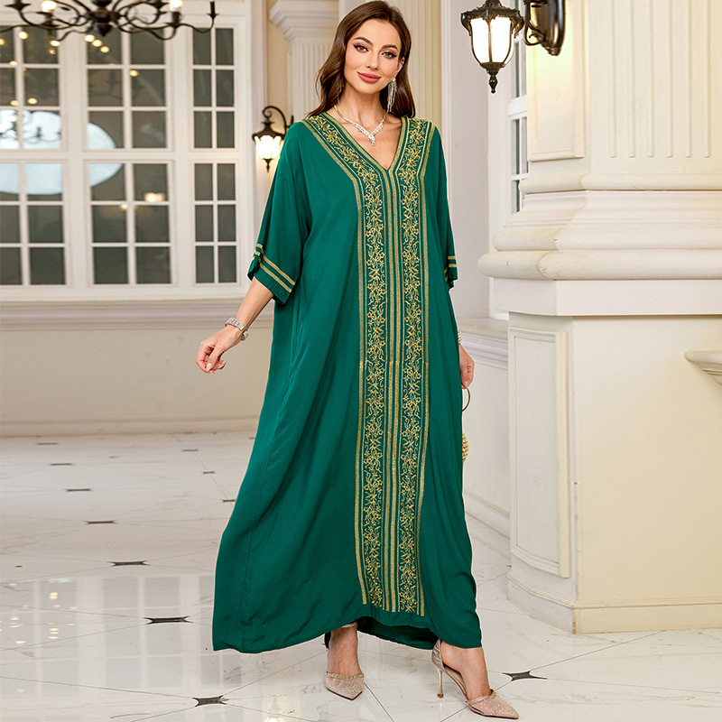 Swimsuit Cover Ups Embroidery  - đánh giá và giá Embroidery Kaftan