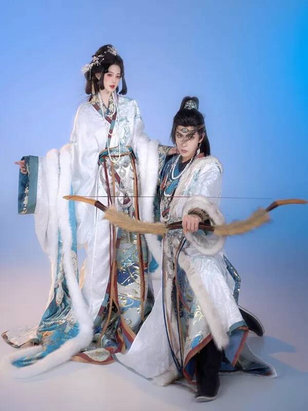 New Hanfu Women Zhan Guo Robe  - đánh giá và giá Embroidery Knit