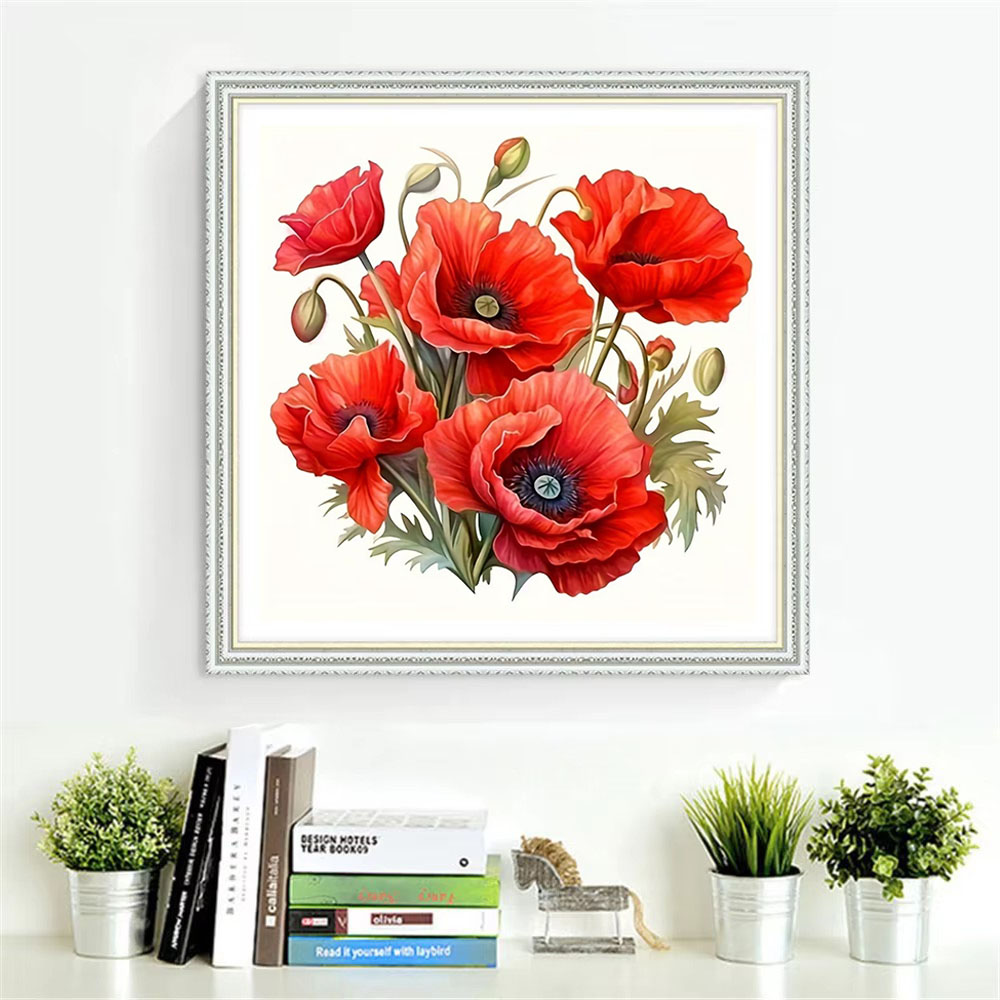 HUACAN Cross Stitch Flower Ros - đánh giá và giá Embroidery Rose Stitch
