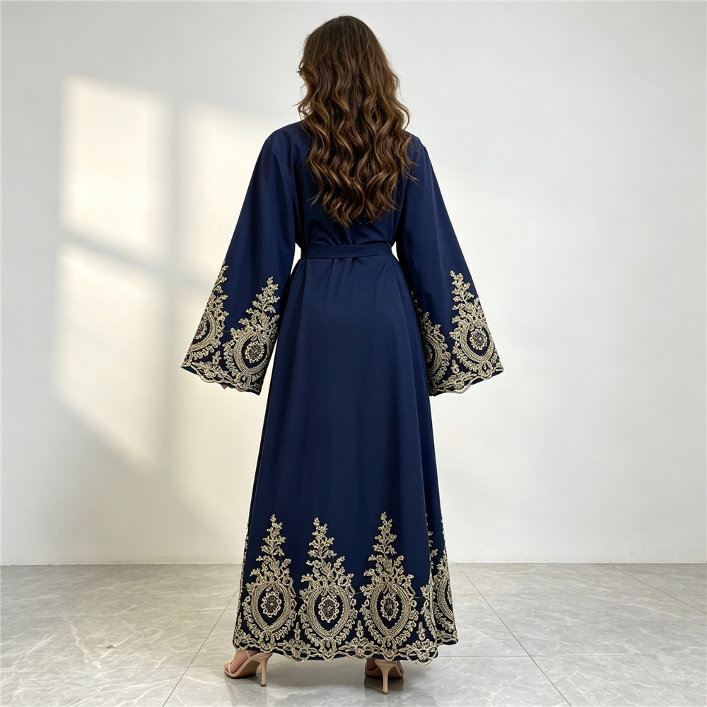 New Abaya Dubai Luxury Kimono  - đánh giá và giá Embroidery Kaftan