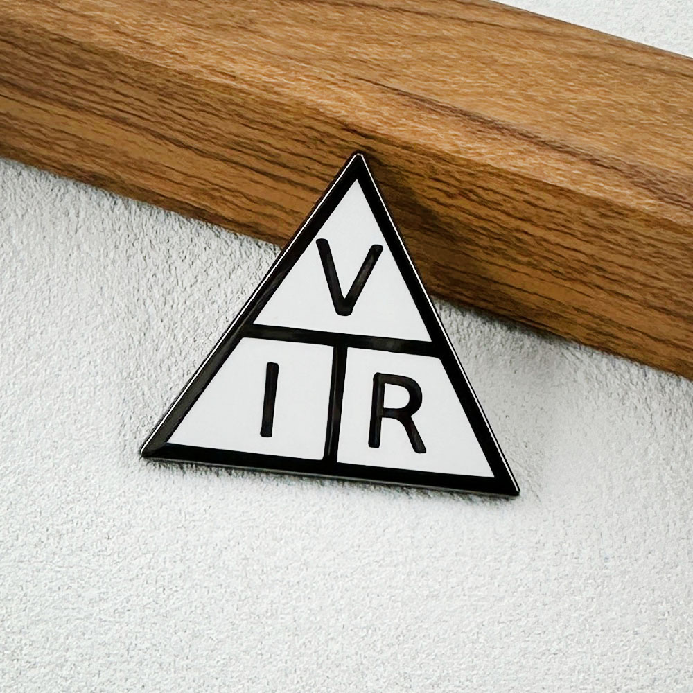 Ohm'S Law Triangle Brooch Phys - đánh giá và giá Embroidery Initials