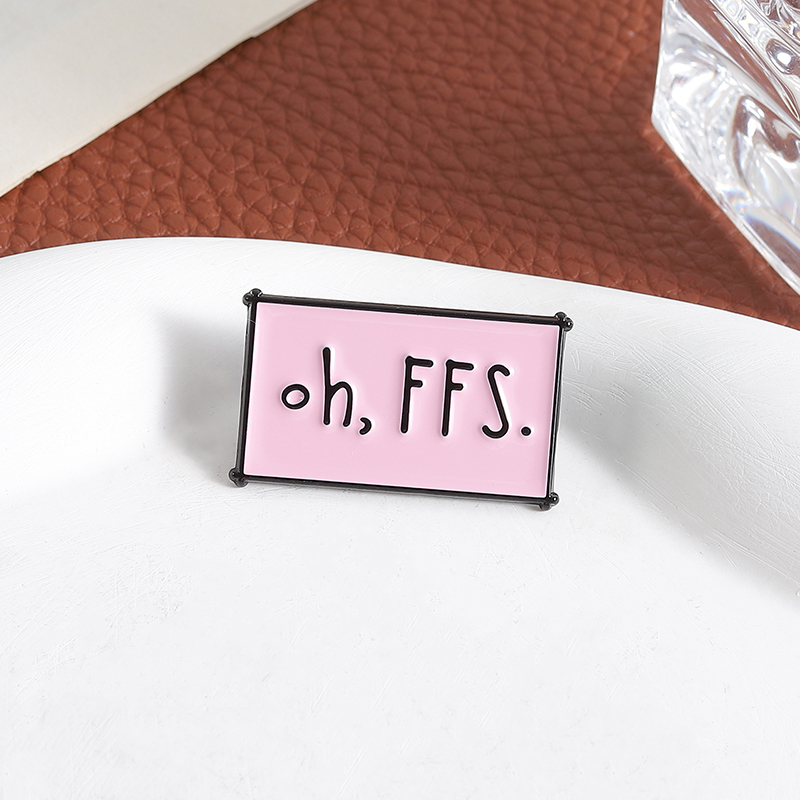 Fun Slogan Enamel Pins Inspiri - đánh giá và giá Embroidery Initials