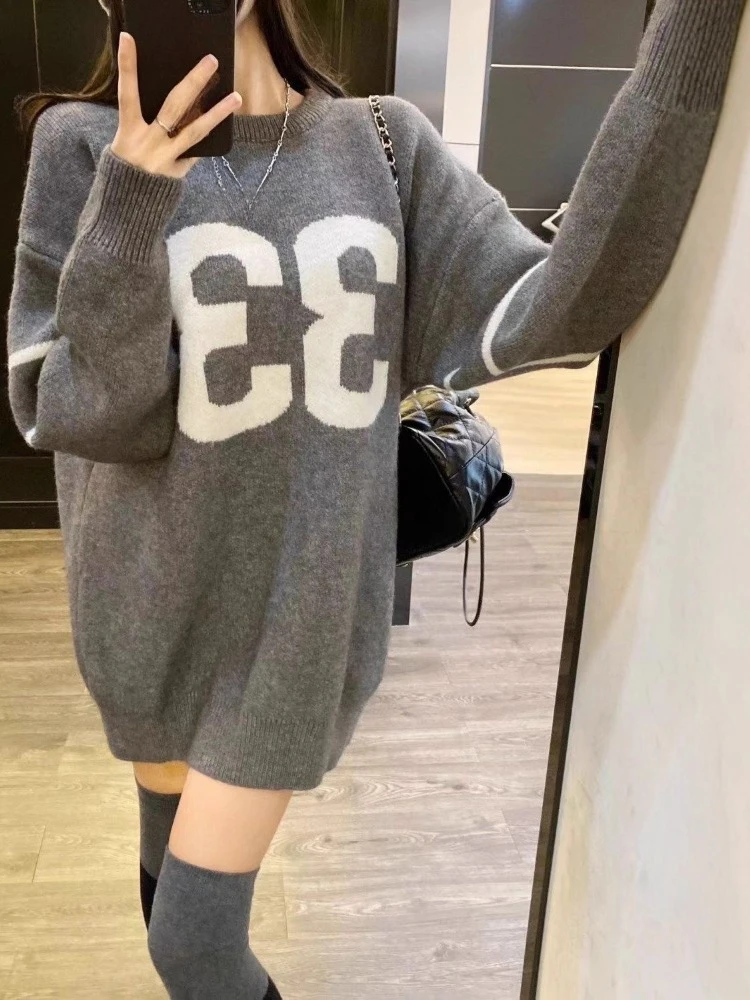 Y2K Vintage Knitted Sweater Wo - đánh giá và giá Embroidery Knit