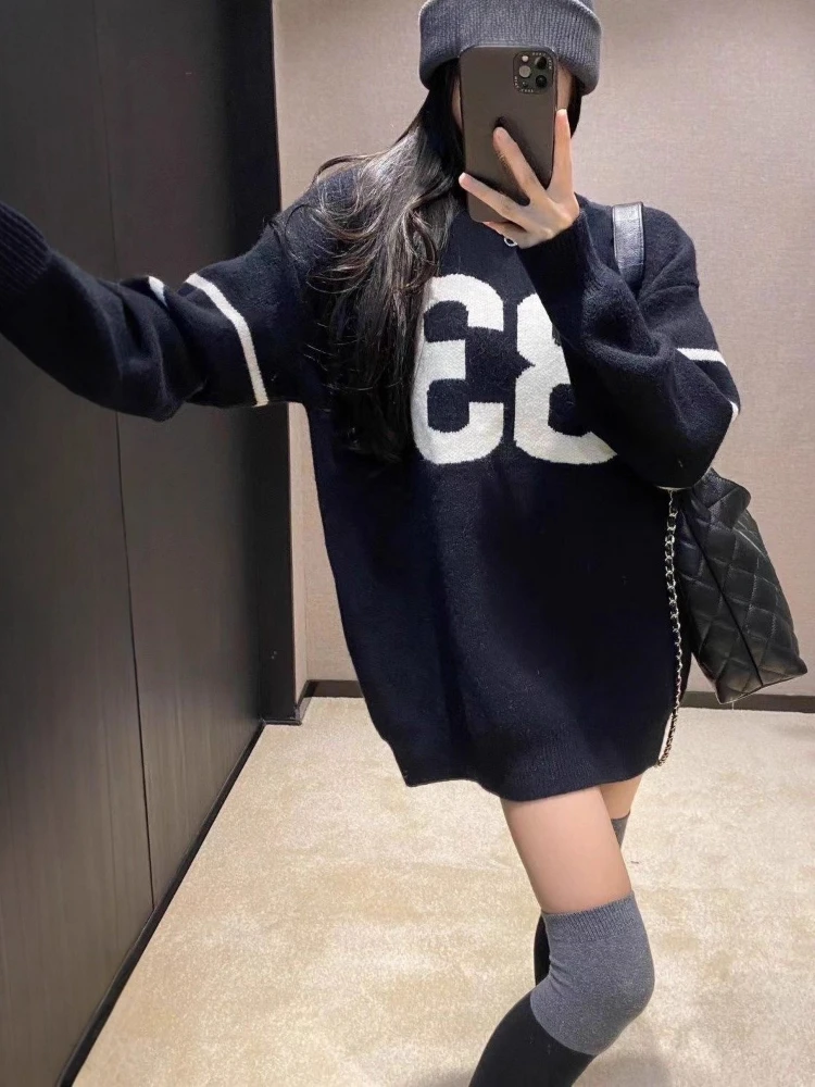 Y2K Vintage Knitted Sweater Wo - đánh giá và giá Embroidery Knit