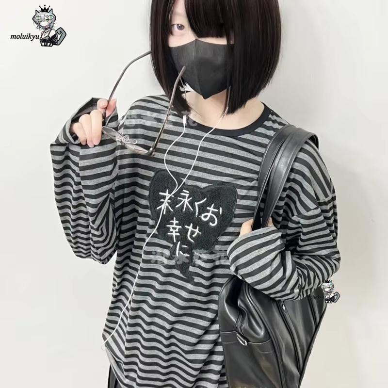 Y2K American Punk Vintage O Ne - đánh giá và giá Embroidery Shirt