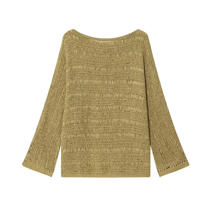 Vintage Boat Neck Knit Sweater - đánh giá và giá Embroidery Knit