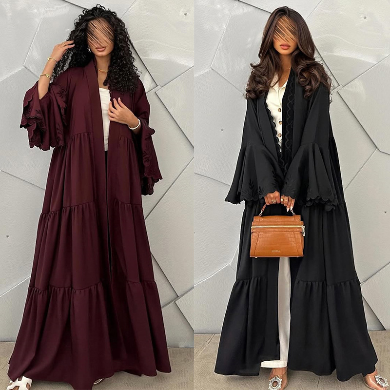 Muslim Hijab Dress Women Flare - đánh giá và giá Embroidery Kaftan