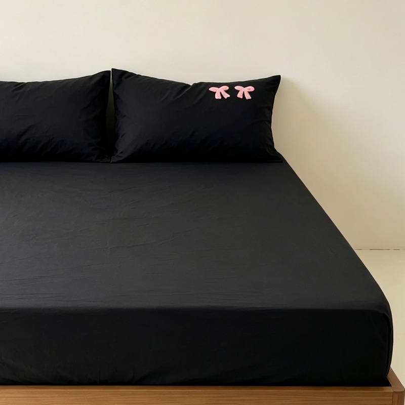 3Pcs Fitted Bed Sheet With Ela - đánh giá và giá Embroidery Sheet