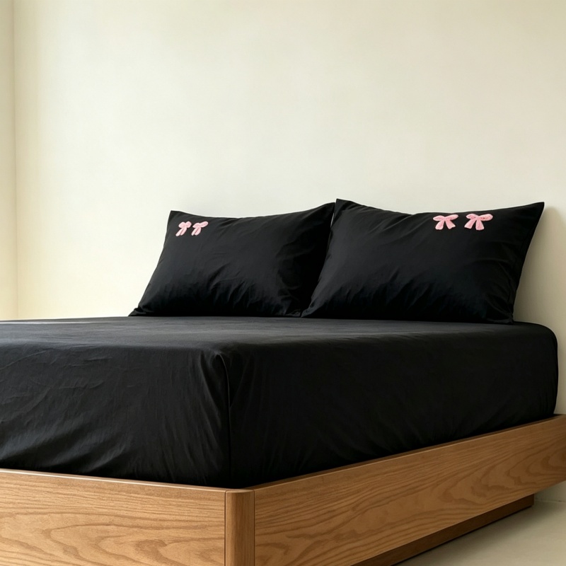 3Pcs Fitted Bed Sheet With Ela - đánh giá và giá Embroidery Sheet