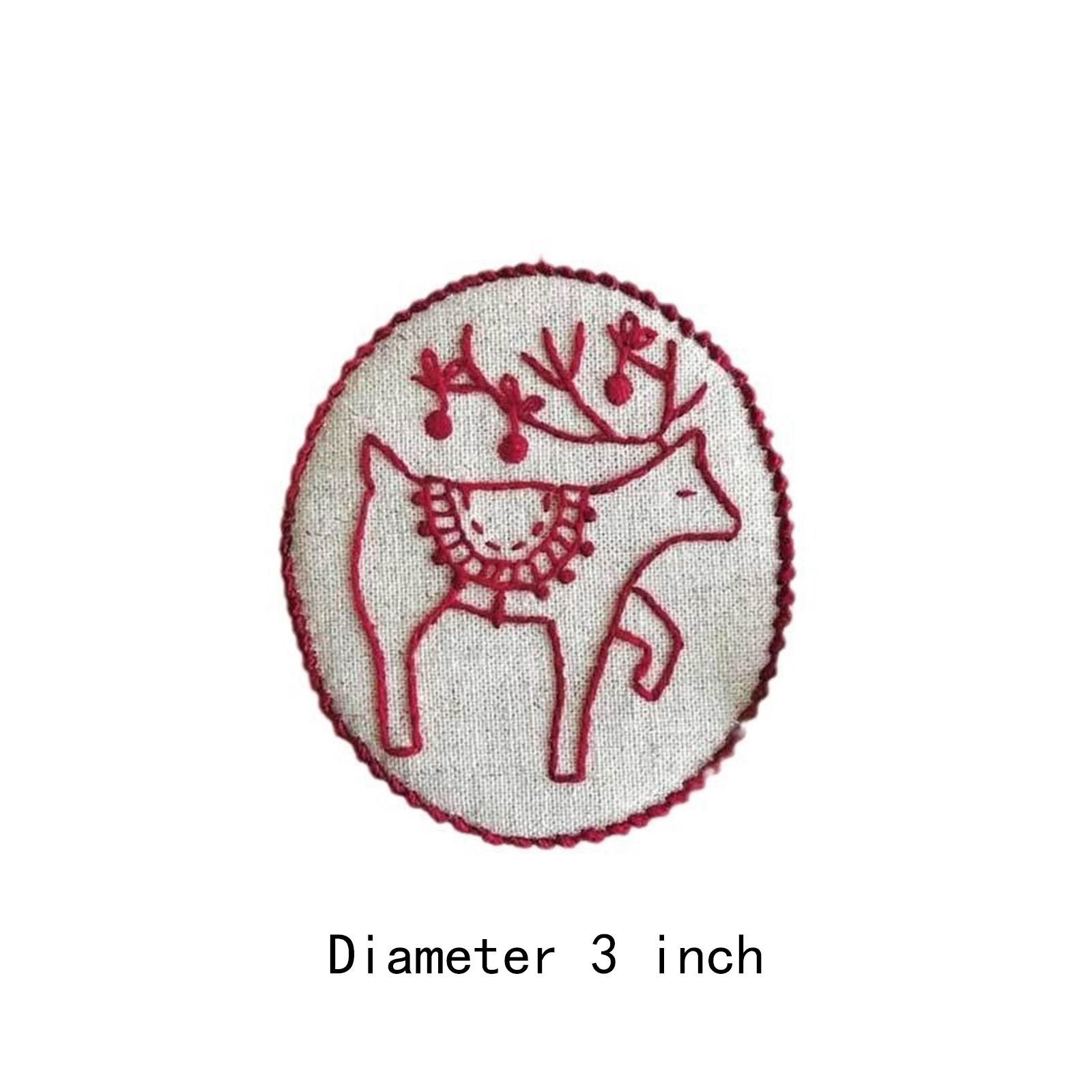 Hand Embroidery Christmas Orna - đánh giá và giá Embroidery Xmas Ornaments
