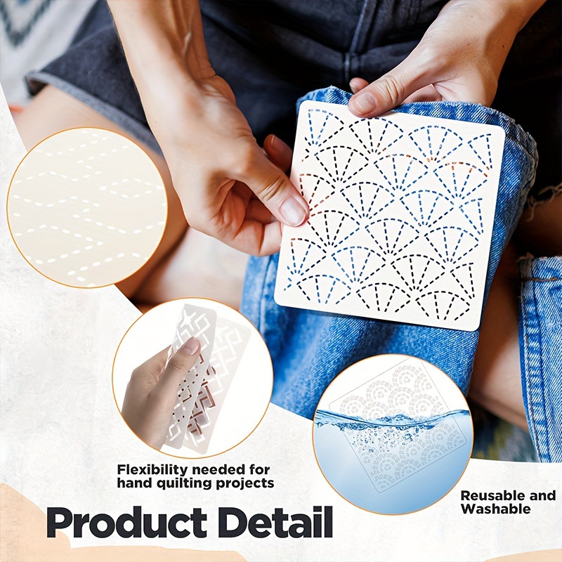 30Pcs Embroidery Templates DIY - đánh giá và giá Embroidery And Quilting