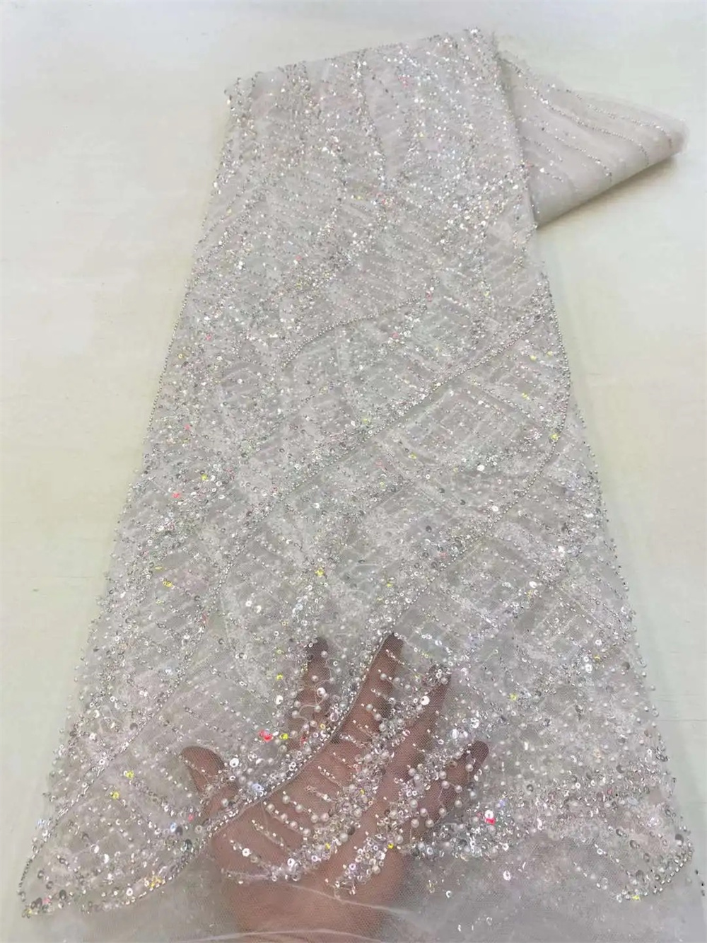 Wholesale 2025 African Sequins - đánh giá và giá Embroidery Net Fabric
