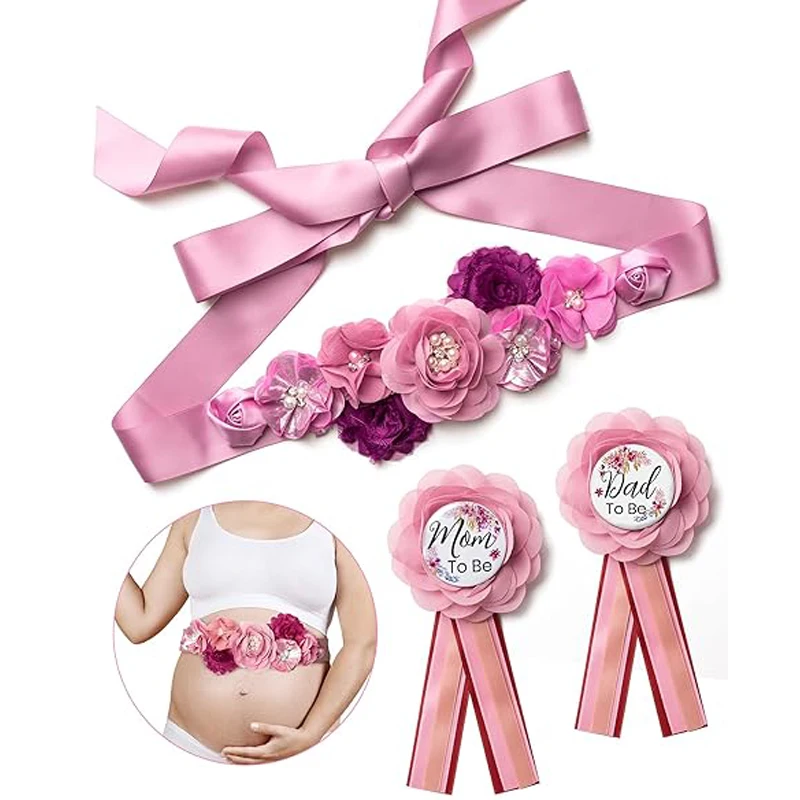 Flower Sash Set-Baby Shower Mo - đánh giá và giá Embroidery Kaftan
