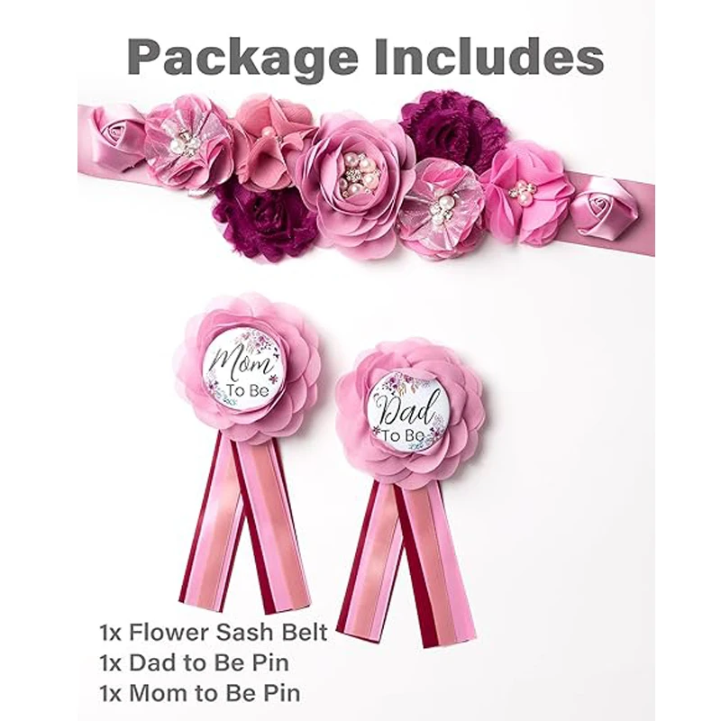 Flower Sash Set-Baby Shower Mo - đánh giá và giá Embroidery Kaftan