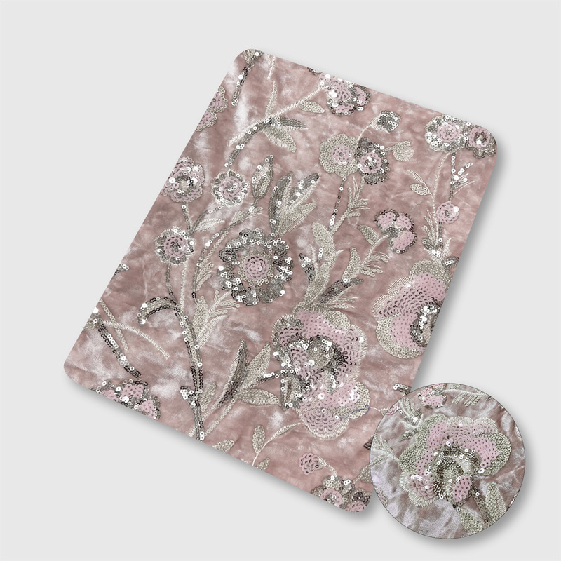 130cm Wide New Arrival Velvet  - đánh giá và giá Embroidery Knit