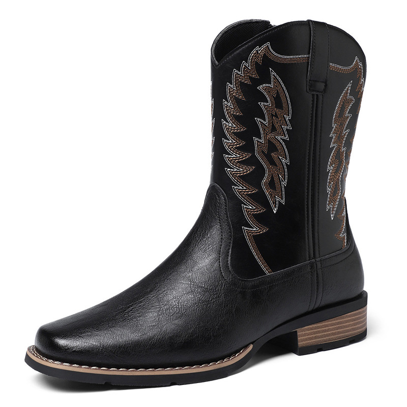 Men High Boot Embroidery Retro - đánh giá và giá Embroidery Stitch