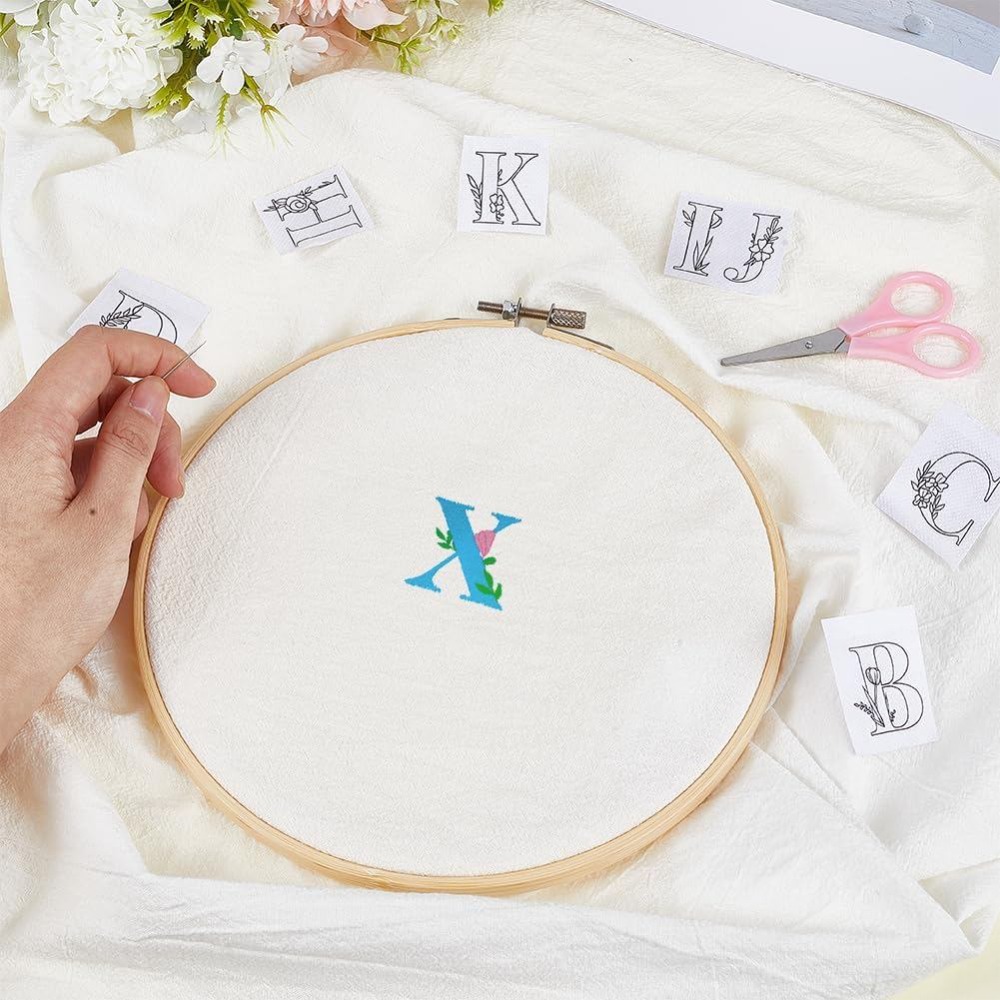 104Pcs Letter Embroidery Trans - đánh giá và giá Embroidery Initials