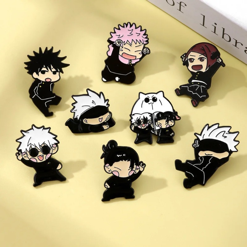 8pcs Anime Itadori Yuji Enamel - đánh giá và giá Embroidery Reddit