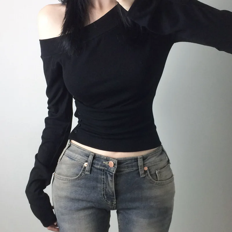 Y2K Vintage Pleated Button T-S - đánh giá và giá Embroidery Shirt