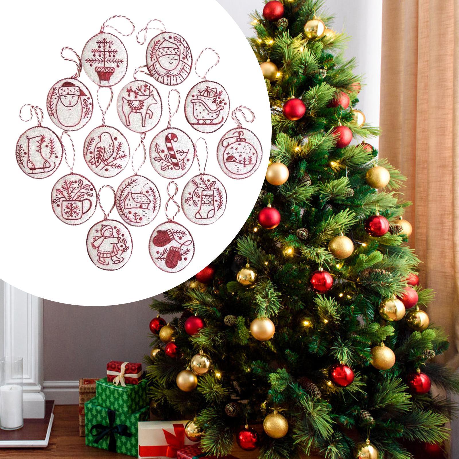 Hand Embroidery Christmas Orna - đánh giá và giá Embroidery Xmas Ornaments
