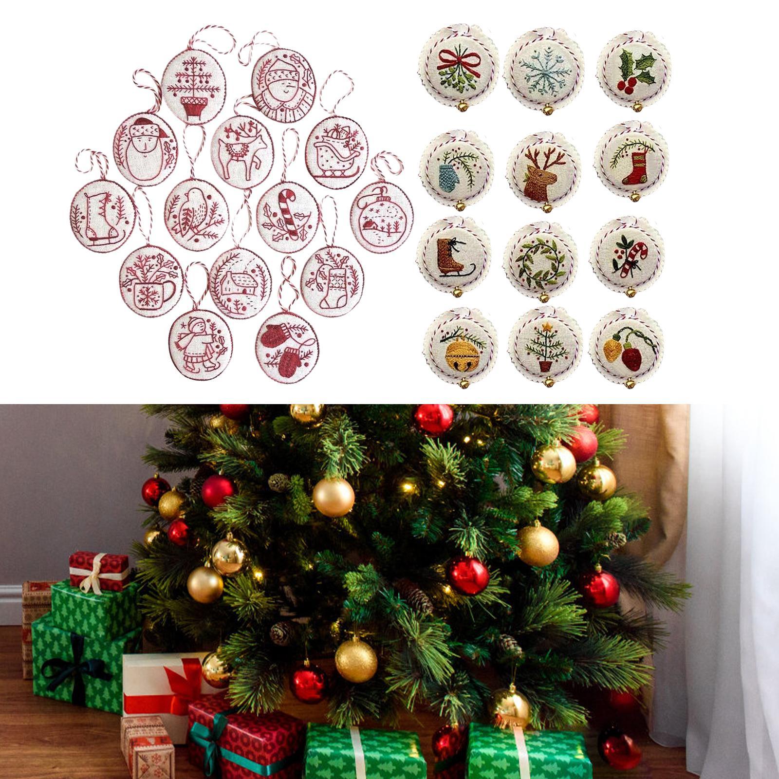 Hand Embroidery Christmas Orna - đánh giá và giá Embroidery Xmas Ornaments
