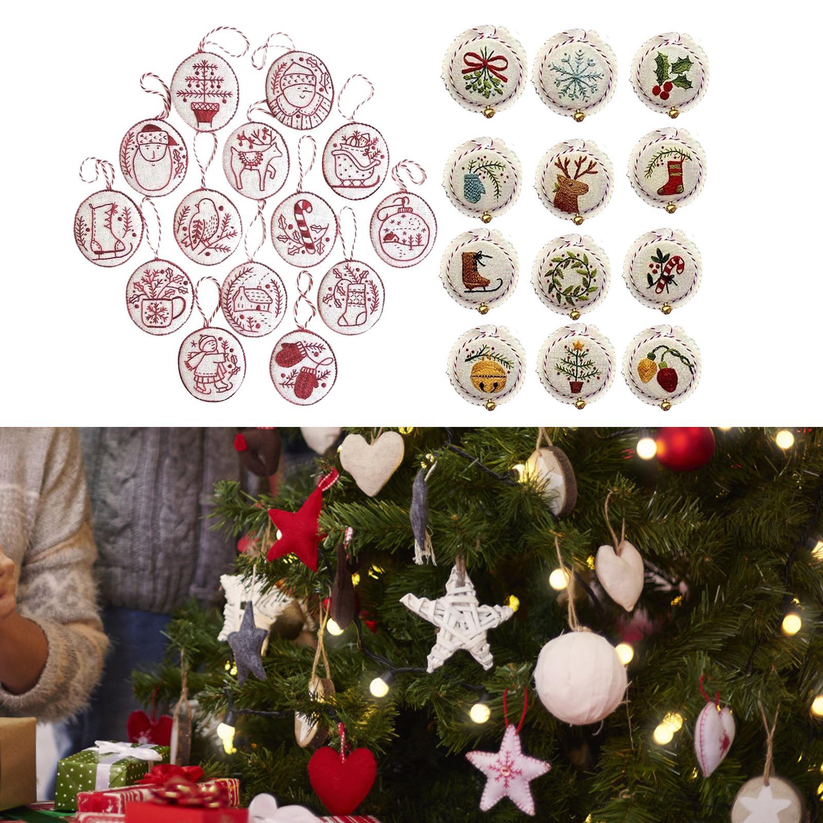 Hand Embroidery Christmas Orna - đánh giá và giá Embroidery Xmas Ornaments