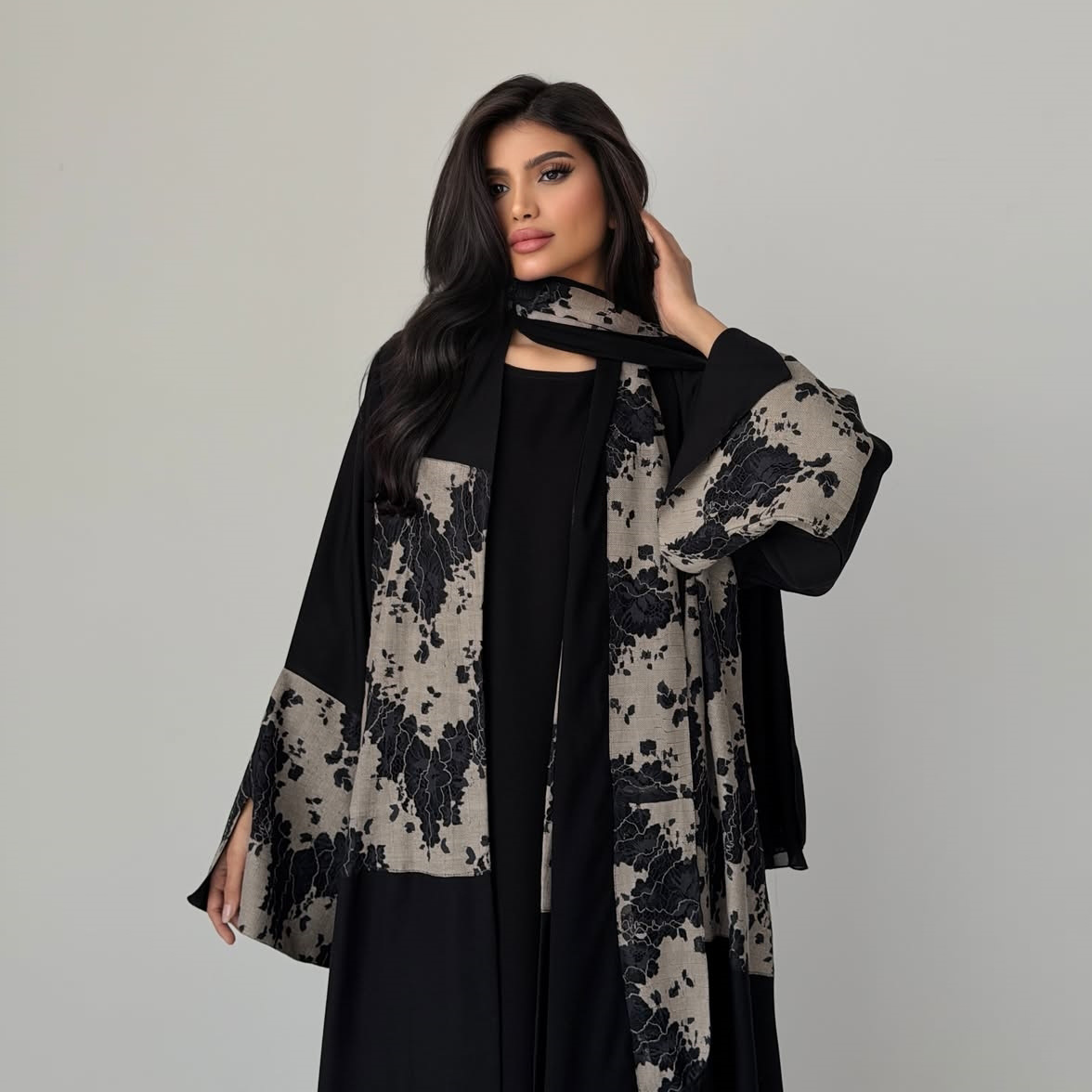 Women Eid Abaya Hijab 2 Piece  - đánh giá và giá Embroidery Kaftan