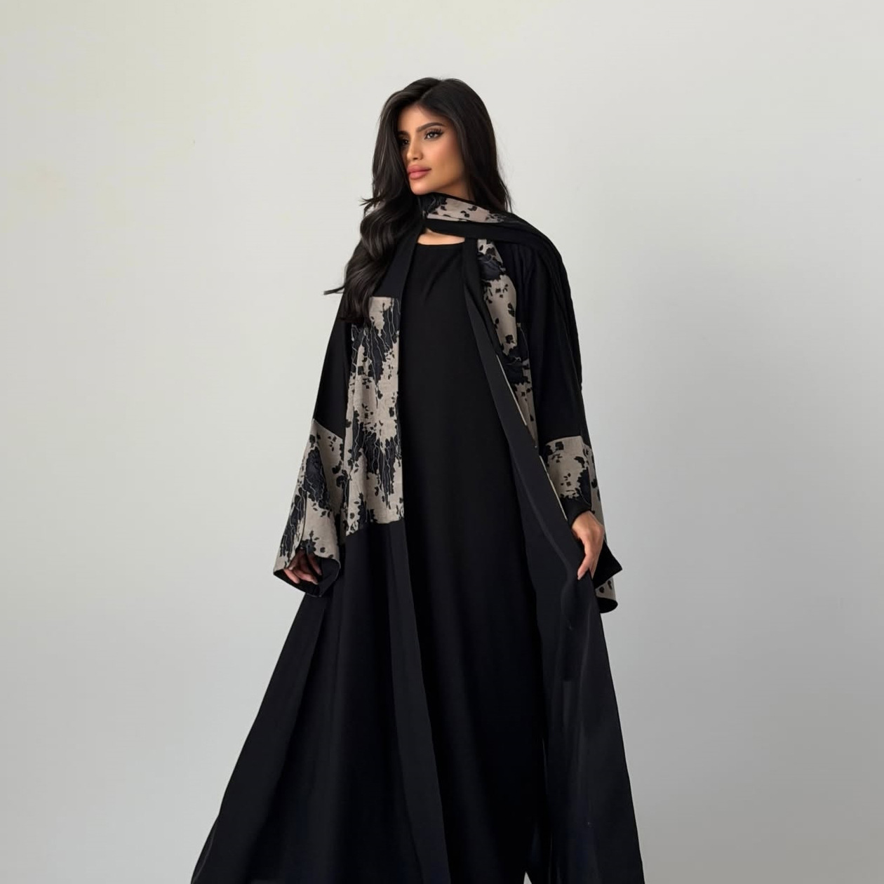 Women Eid Abaya Hijab 2 Piece  - đánh giá và giá Embroidery Kaftan