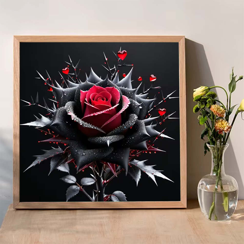 Evershine Diamond Painting Ros - đánh giá và giá Embroidery Rose Stitch
