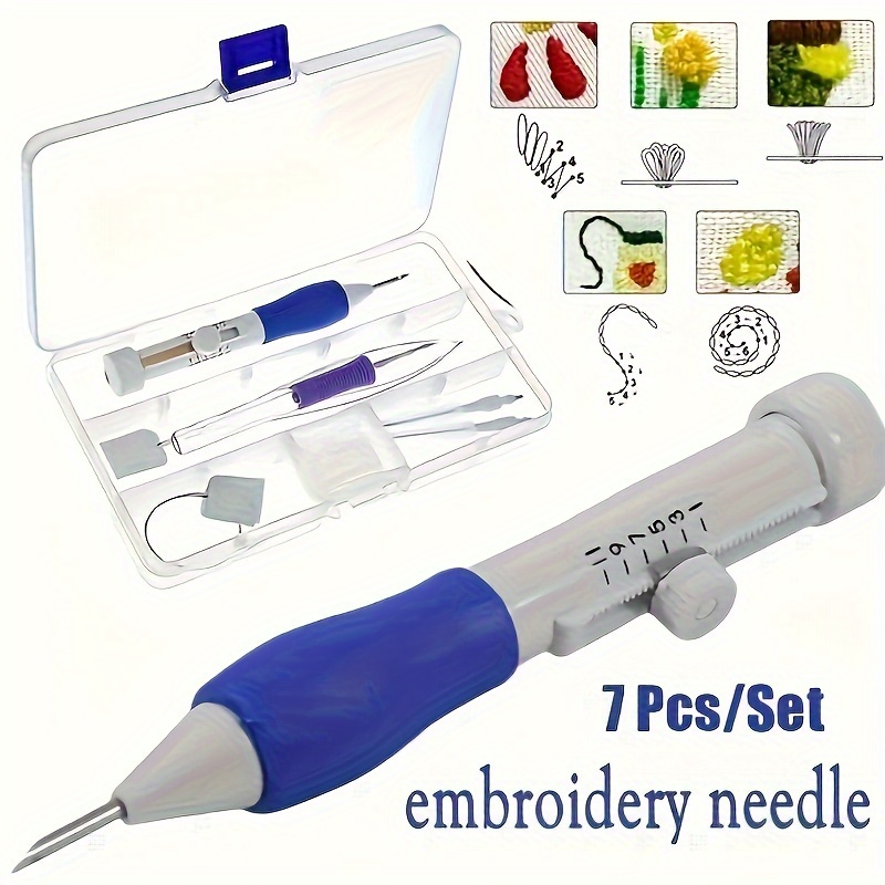 7-Piece Embroidery Punch Needl - đánh giá và giá Embroidery In The Piece