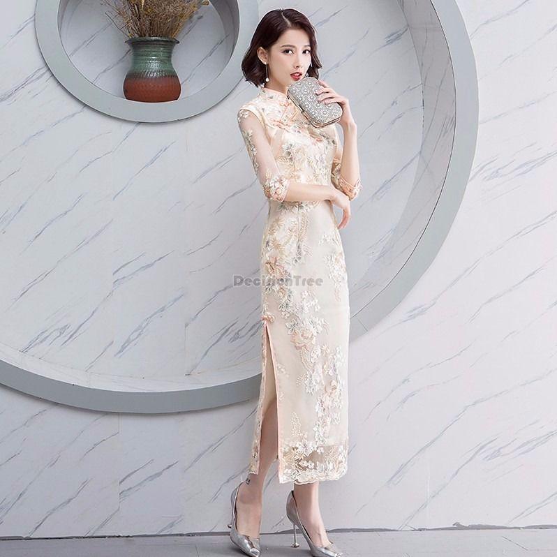Trung Quốc Đầm Đuôi Cá Nữ Gạc  - đánh giá và giá Embroidery Fish