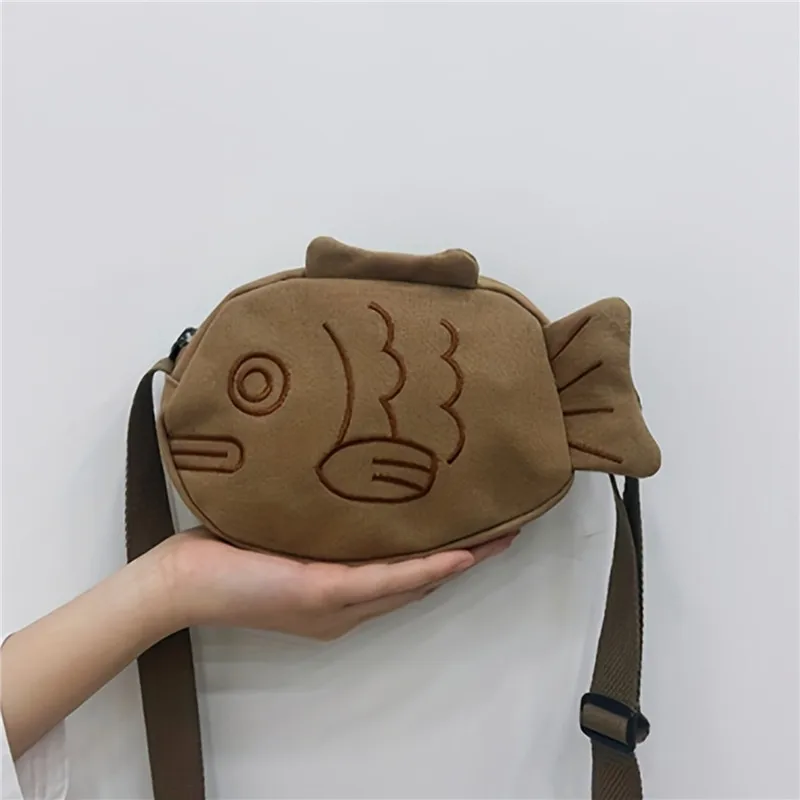 Fish Shape Canvas Messenger Ba - đánh giá và giá Embroidery Fish