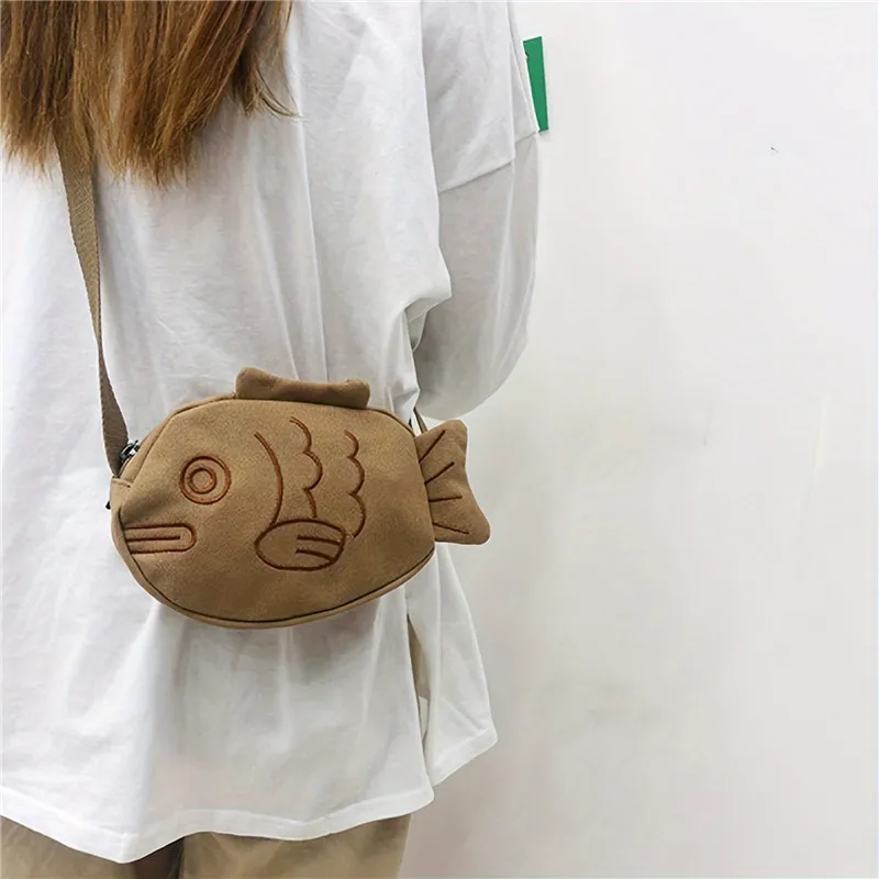 Fish Shape Canvas Messenger Ba - đánh giá và giá Embroidery Fish
