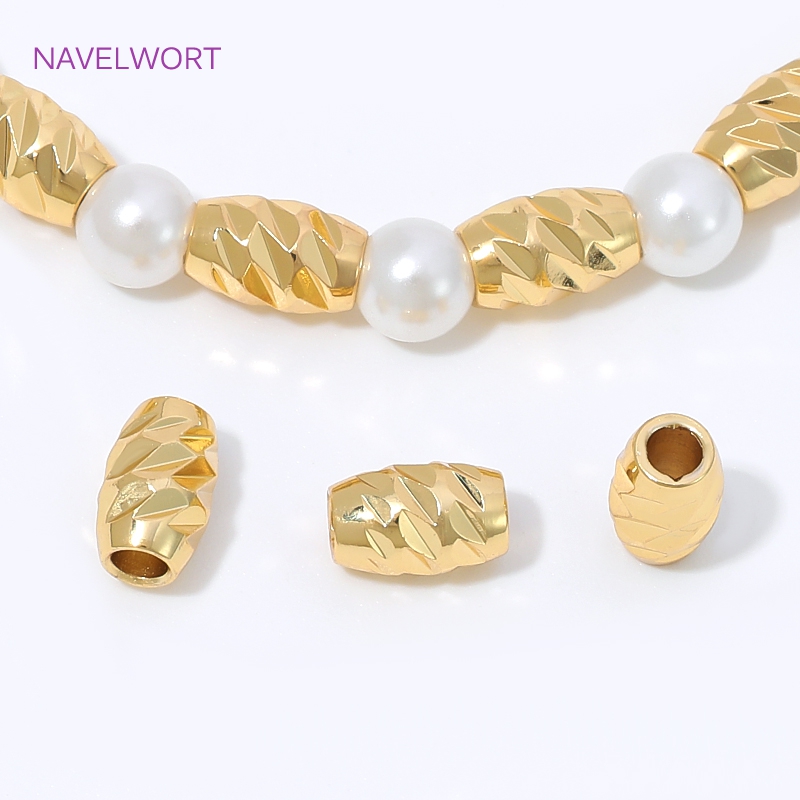 Brass 4/6mm Stripe Spacer Bead - đánh giá và giá Embroidery Art