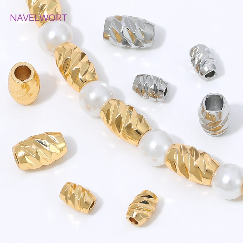 Brass 4/6mm Stripe Spacer Bead - đánh giá và giá Embroidery Art