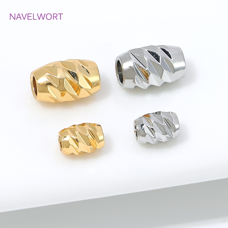 Brass 4/6mm Stripe Spacer Bead - đánh giá và giá Embroidery Art